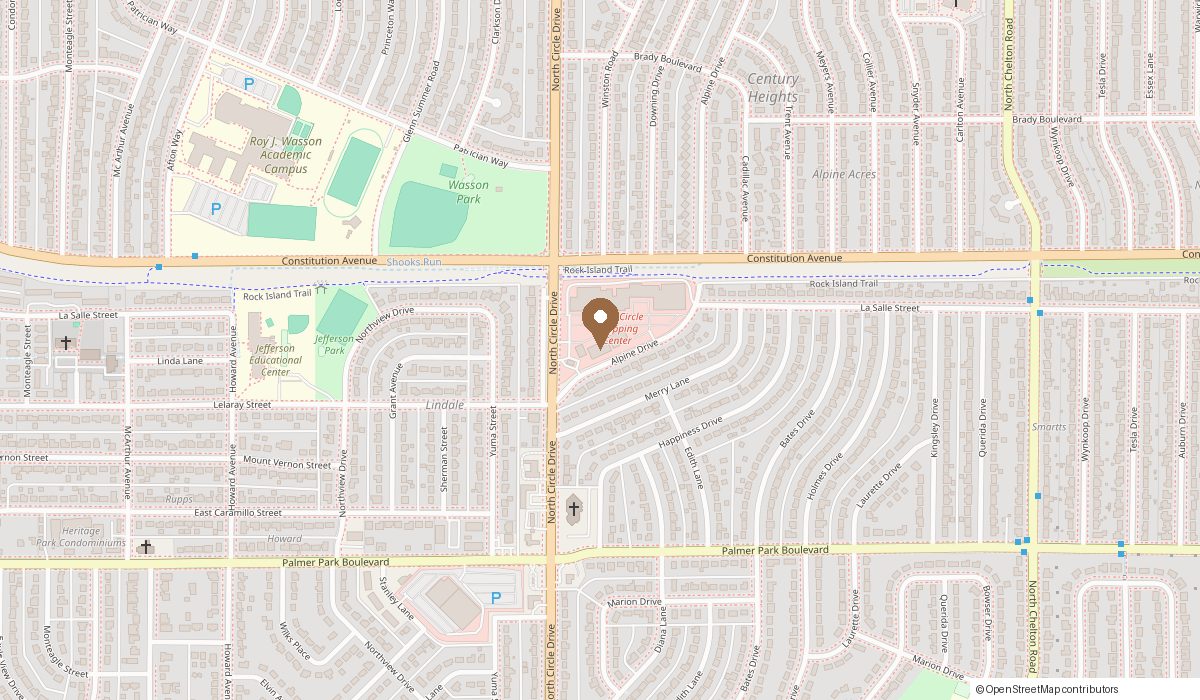 Map: 1819 North Circle Drive Suite 5 HB Suites Building, Colorado Springs, CO 80909